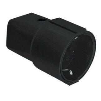 Bachmann Bachmann CEE 7/3 Schutzkontaktstecker gerade schwarz