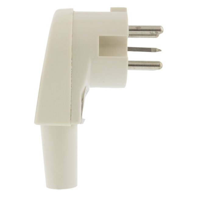 Perilex 5-poliger (m) Winkelstromstecker / Beige