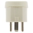 Perilex 5-poliger (m) Winkelstromstecker / Beige