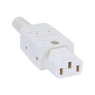 Bachmann Bachmann C13 Stromstecker | gerade | weiß