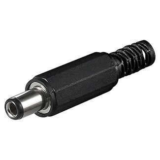 Goobay Lötbarer männlicher DC-Stecker 2,5mm x 5,5mm - 9mm
