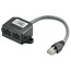 ISDN-Splitter - 1x RJ45 (m) - 2x RJ45 (w) - 1:1 Verbindung - 0,15 m