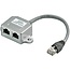 ISDN-Splitter - 1x RJ45 (m) - 2x RJ45 (w) - Version 1 - 0,15 m