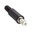 DC-Stecker gerade - 4,8 x 1,7 mm - lötbar / schwarz