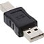 USB-B (m) auf USB-A (m) Adapter - USB 2.0 / Schwarz