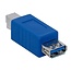 USB-B (m) auf USB-A (w) Adapter - USB 3.0 / Blau
