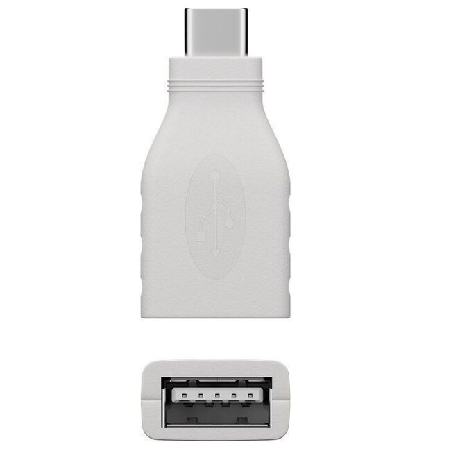 USB-C (m) auf USB-A (w) Adapter - USB 2.0 / Weiß