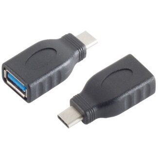 Goobay USB-C (m) auf USB-A (w) Adapter - USB 3.0 / Schwarz