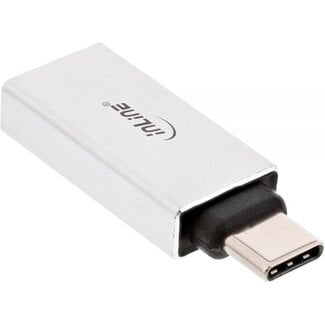 InLine USB-C auf USB-A Adapter - USB 3.1 Gen 2 - bis 3A / Aluminium