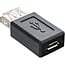 USB Micro B (m) - USB-A (m) Adapter - USB 2.0 / Schwarz