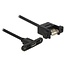 USB (m) - Micro USB (m) Einbaubuchse Adapter - 1 Meter