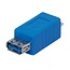 USB Micro B (m) auf USB-A (w) Adapter - USB 3.0 / Blau