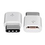 USB-C (m) auf USB Micro B (w) Adapter - USB 2.0 / Weiß