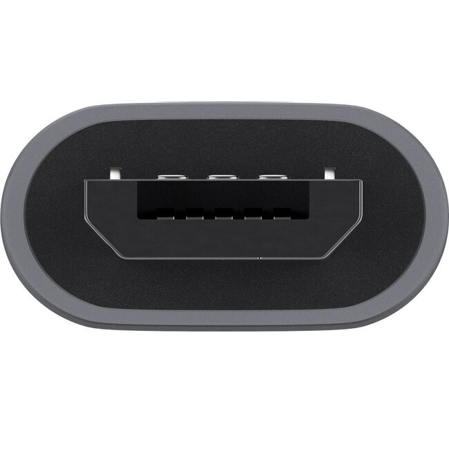 Premium USB Micro B (m) zu USB-C (w) Adapter - USB 2.0 / Metall