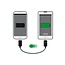 USB Micro B zu USB Micro B OTG Ladekabel - USB 2.0 - bis 1A / Schwarz - 1 Meter