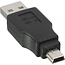 USB Mini B (m) - USB-A (m) Adapter - USB 2.0 / Schwarz