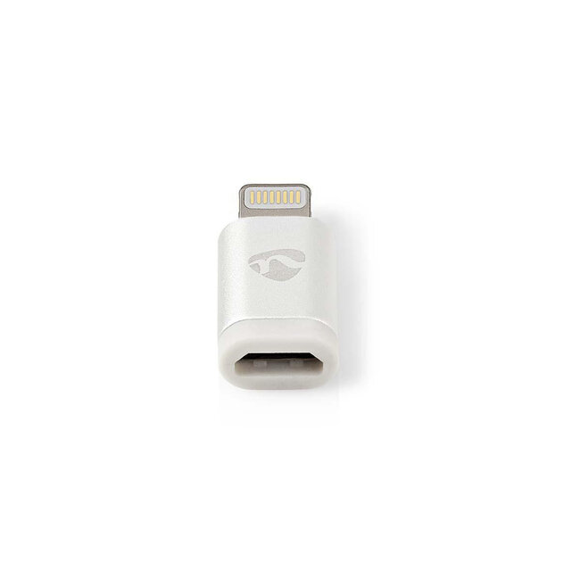 Nedis Premium 8-Pin Lightning auf USB Micro B Adapter - USB 2.0 - bis 3A / Aluminium