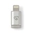 Nedis Premium 8-Pin Lightning auf USB Micro B Adapter - USB 2.0 - bis 3A / Aluminium