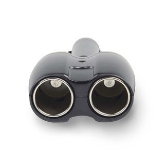Nedis Nedis Zigarettenanzünder-Stecker Verteiler mit 2x 12V Anschlüssen / Schwarz