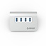 Orico USB 3.0 Desktop-Hub 4 Ports - busbetrieben / Aluminium - 1 Meter