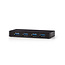 Nedis USB 3.0 Hub 4 Ports mit externer Stromversorgung, Schwarz, 0,80 m