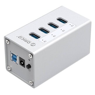 Orico Orico USB 3.0 Hub 4 Ports mit 12V Netzteil, Aluminium, 1 Meter