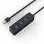 Orico USB 3.0 Hub 4 Ports - Bus-powered / Schwarz - 0,30 m