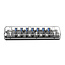 Orico USB 3.0 Hub mit 7 Ports – busbetrieben – transparent – 1 Meter