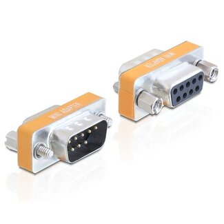 Goobay Serieller RS232 Nullmodemadapter 9-pol SUB-D (m) - 9-pol SUB-D (w)