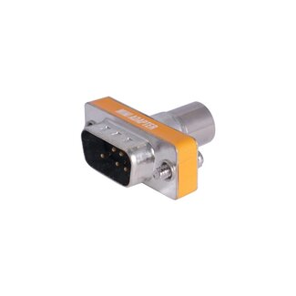 MaxTrack Serieller RS232 Adapter 9-pol SUB-D (m) auf Mini DIN 6-pol PS/2 (w)