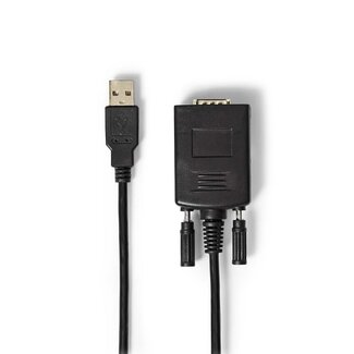 Nedis Nedis USB-A (m) zu 9-pol SUB-D (m) RS232 Seriell Adapter - 0,90 m