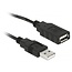 USB-A (m) zu 9-pol SUB-D (m) RS232 Seriell Adapter mit Schrauben - 0,80 m, FTDI Chip