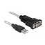 USB-A (m) auf 9-pol SUB-D / 25-pol SUB-D (m) RS232 Seriell Adapter mit FTDI Chip - 1,8 m