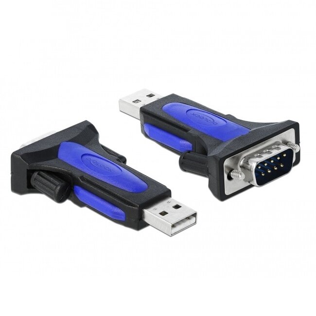 USB-A (m) zu 9-pol SUB-D (m) Seriell RS485 Adapter mit Schrauben - 0,80 m, FTDI Chip