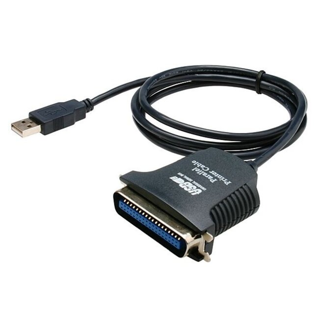 USB-A auf 36-pol SUB-D IEEE1284 Paralleldruckerkabel - 0,80 m