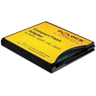 DeLOCK CompactFlash Adapter für SD-Speicherkarten - CF Typ II