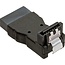 SATA-Datenadapter - 90° nach unten - SATA600 - 6 Gbit/s - Schwarz