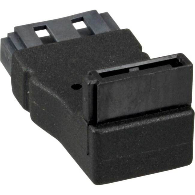 SATA-Datenadapter rechtwinklig nach oben - SATA600 - 6 Gbit/s - Schwarz