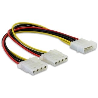 Cablexpert Molex (m) auf 2x Molex (w) Verteiler - 0,15 m