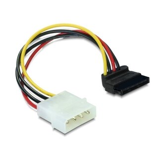 InLine Molex (m) auf SATA (w) Winkeladapter - 0,15 m