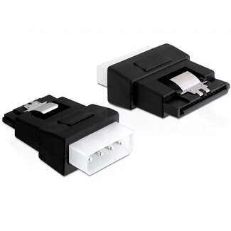 DeLOCK Molex (m) auf SATA (w) Adapter mit Metallclip