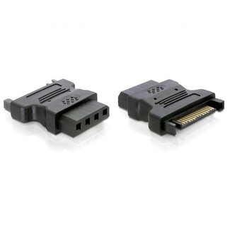 DeLOCK SATA-Stecker auf Molex-Buchse Adapter