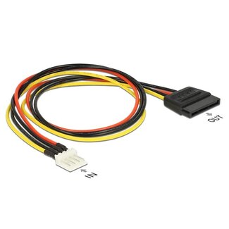 DeLOCK Floppy (m) auf SATA (w) Stromkabel - 0,40 m
