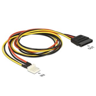 DeLOCK Floppy-auf-SATA Stromkabel 0,60 m