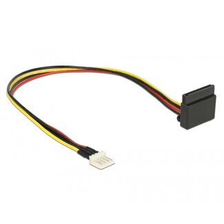 DeLOCK Floppy (m) auf SATA (w) Winkel-Stromkabel - 0,30 m