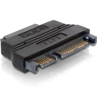 DeLOCK Slim SATA (w) - SATA (m) Adapter / SATA600 - 6 Gbit/s