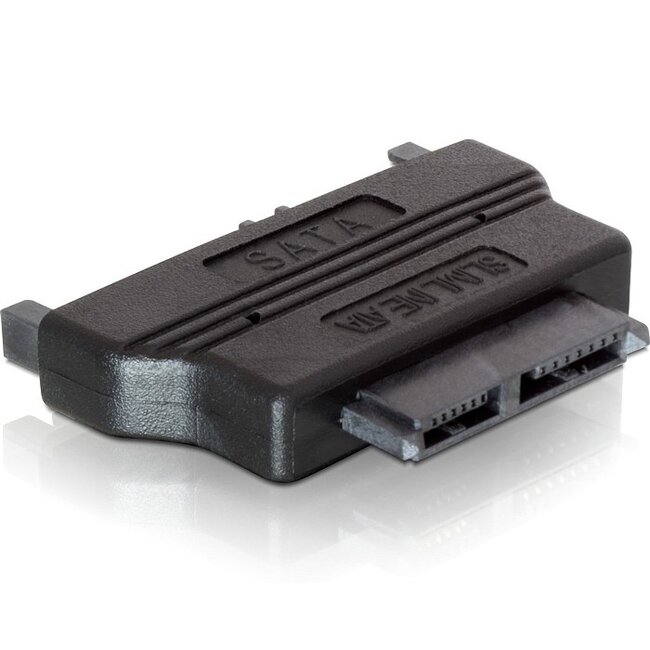 Slim SATA (w) - SATA (m) Adapter / SATA600 - 6 Gbit/s