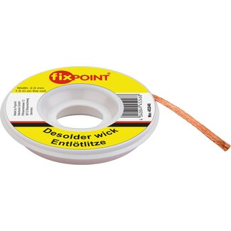 Fixpoint Entlötlitze 2 mm - 1,5 Meter