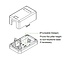 Ausgangsbox | für 1 Keystone-Modul | Weiß