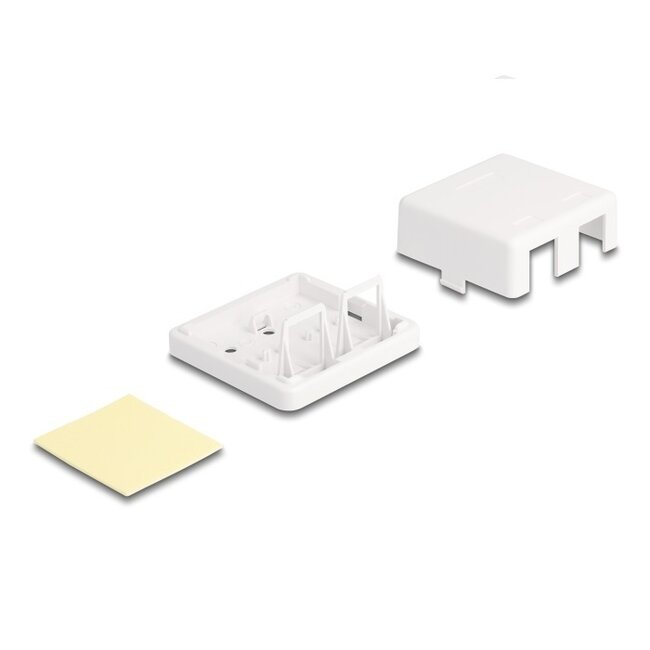 Ausgangsbox | für 2 Keystone-Module | Weiß